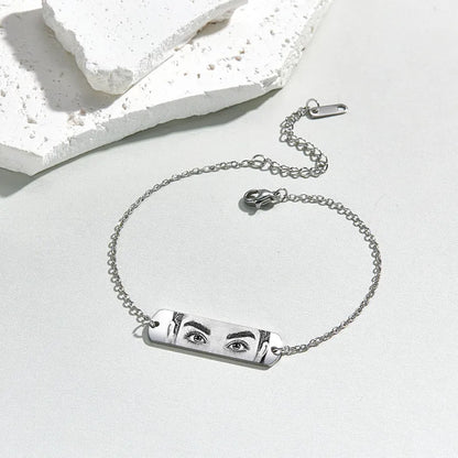 Eye engraved bracelet