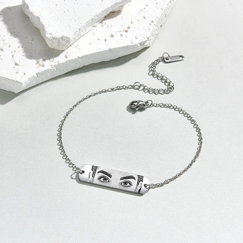 Eye engraved bracelet