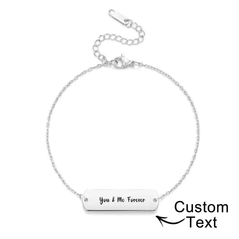 Eye engraved bracelet