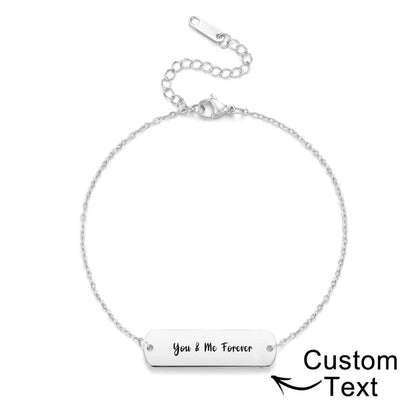 Eye engraved bracelet